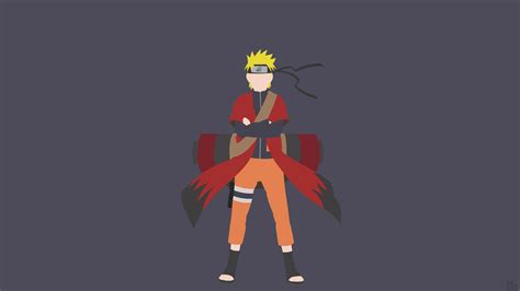 Download Minimal Anime Naruto Uzumaki Wallpaper