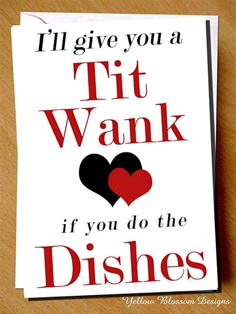Ill Give You A Tit Wank If You Do The Dishes Rude Cheeky Alternative