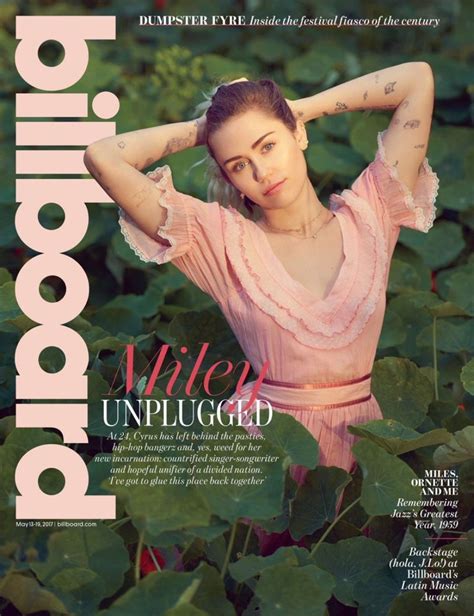 Miley Cyrus Looks Bohemian Chic In Billboard Magazine