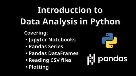 Introduction Data Analysis In Python Youtube