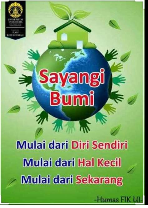 Poster Menjaga Bumi Lukisan