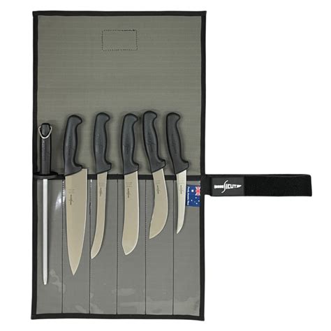 Sicut 6 Piece Outback Knife Package White Or Black Handle Option
