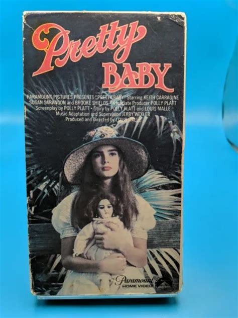 Pretty Baby Vhs 1980 Paramount Video Brooke Shields Susan Sarandon 1st
