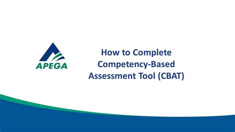 4 How To Complete Competency Based Assessment Tool Cbat Youtube