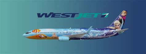 Westjet Disney Frozen Boeing 737 800 Size Large Abs Real World