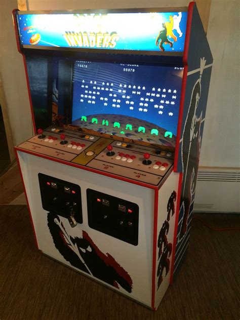 Space Invaders Super Deluxe Custom Hyperspin Arcade Cabinet Rcade