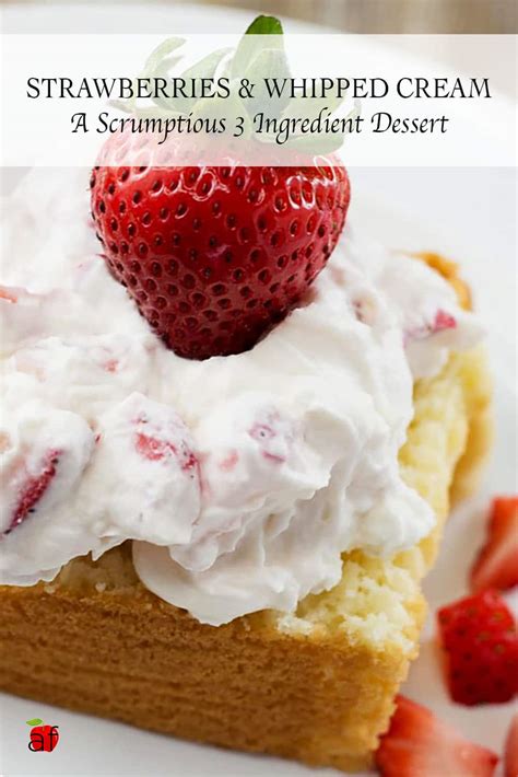 Strawberries And Whipped Cream Artzy Foodie