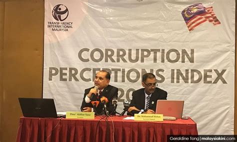 According to a 2013 public survey in malaysia by transparency international, a majority of the surveyed households perceived malaysian political. Malaysia Drops 7 Places In Latest Global Corruption ...