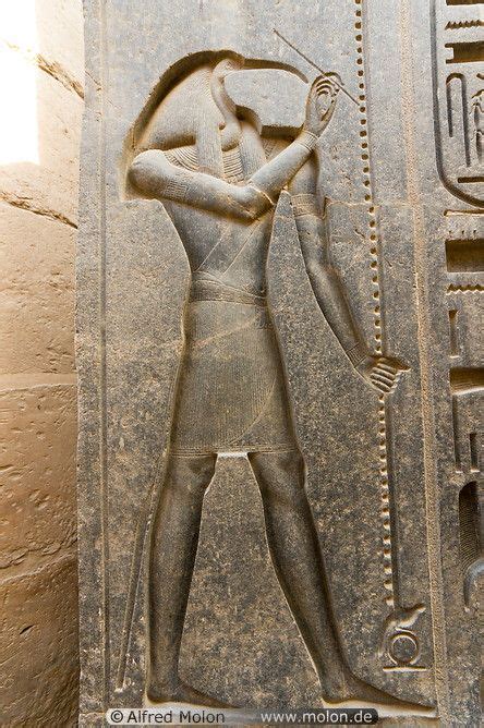 Egyptian God Thoth Picture Photo Luxor Temple Luxor Egypt Ancient