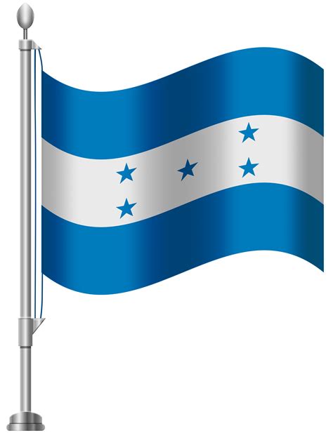 Honduras Flag PNG Clip Art - Best WEB Clipart png image
