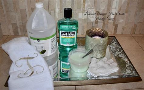 Listerine Vinegar Foot Soak For Soft Smooth Feet