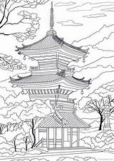 Japoneses Tempel Japanischer Favoreads Japones Malvorlagen Geisha Templo Coloriages Japón Japanische Pagoda Japonaise Templos Tatuajes Paysage Omeletozeu Orientali Páginas Popular sketch template