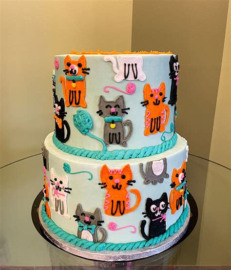 Cat Theme Birthday Cake Ubicaciondepersonascdmxgobmx