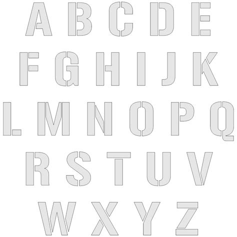 10 Best Free Printable Cut Out Letters Printablee Com