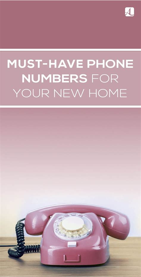 Must-Have Phone Numbers for Your New Home - American ...