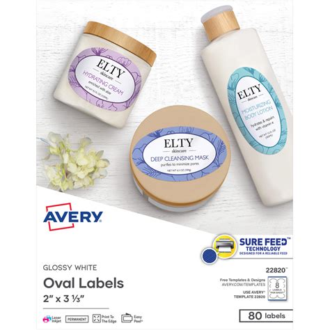 Avery® Easy Peel Oval Labels - 2