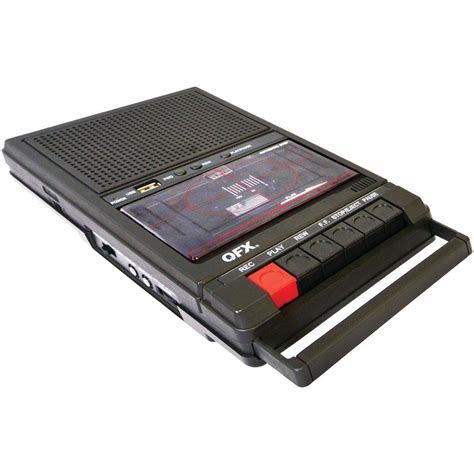 QFX Retro Shoebox Cassette Tape Voice Recorder-RETRO-39 - The Home Depot