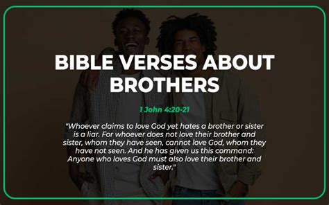 Best 25 Bible Verses About Brothers With Commentary Scripture Savvy