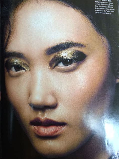 Elle Canada December 2014 Bold Makeup Makeup Beauty