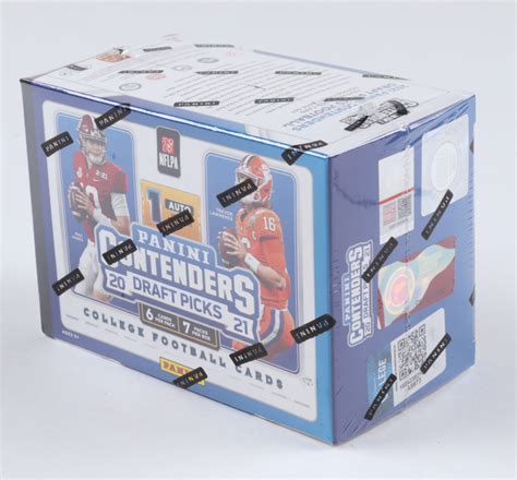 2021 Panini Contenders Draft Picks Football Blaster Box With 7 Packs Pristine Auction