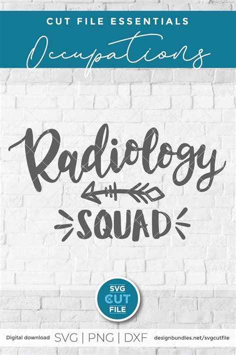 Radiologic Technologist Svg For Crafters Radiology Squad 512969