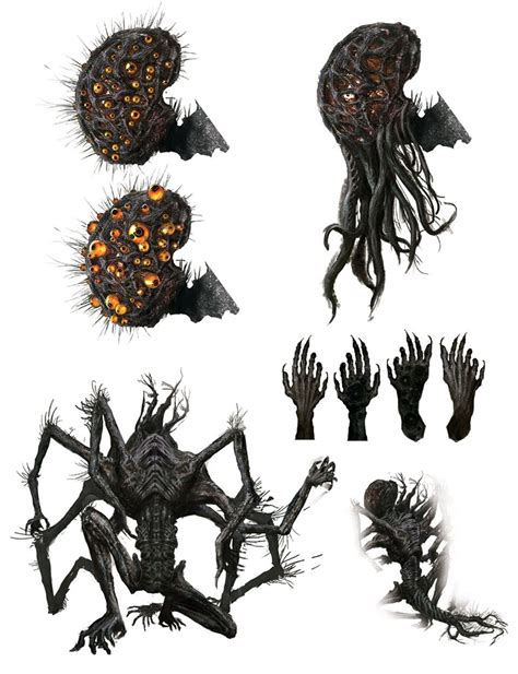 Amygdala Body Parts From Bloodborne Illustration Artwork Gaming