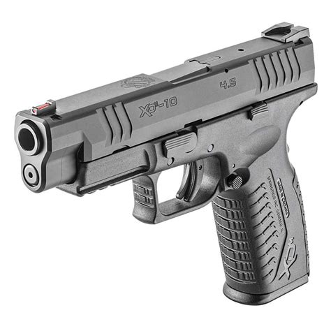 Springfield Armory XD-M 10mm Auto 4.5in Black Pistol - 13+1 Rounds ...