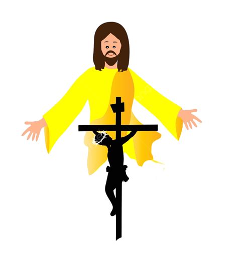 Jesus Crucifixion Y Resurreccion Cielo Jesus Muerte Vector Png Cielo