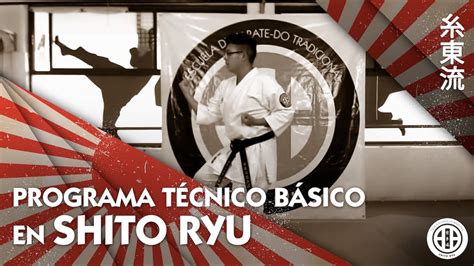 Clases De Karate Do Shito Ryu Programa Técnico Básico Youtube