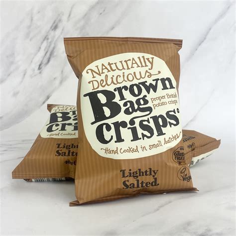 Brown Bag Lightly Salted Crisps 20x40g Food Republic