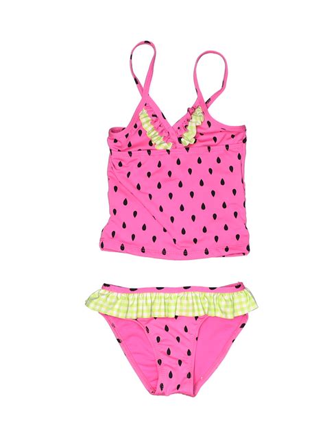 Jantzen Girls Pink Two Piece Swimsuit 4t Ebay