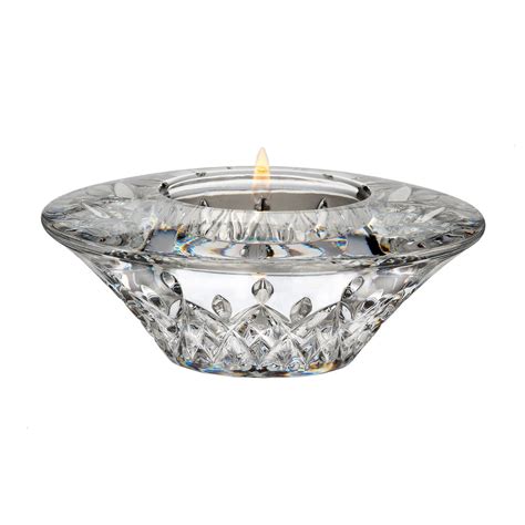 Waterford Crystal Tology Lismore Round Votive Candle Holder Ross