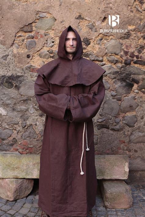 Brown Authentic Monk’s Robe Order Online With Larp Fashion It