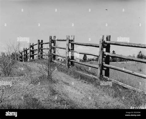 Wood Rail Fence 2129427 Stock Photo Alamy