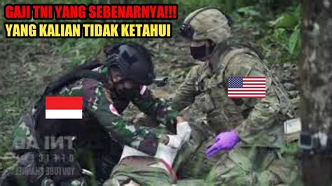 Kaget Perbandingan Gaji Tni Vs Us Army Youtube