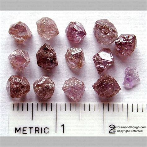 Pink Australian Diamonds Argyle Mine Rough Diamond Parcel
