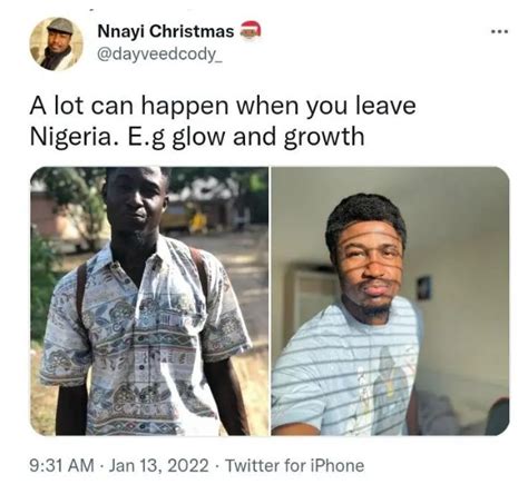 Nigerian Man Shares His Amazing Transformation Photos After Relocating Abroad Elorasblog