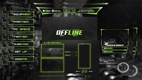 Twitch Overlay On Behance Overlays Twitch Streaming Setup Twitch