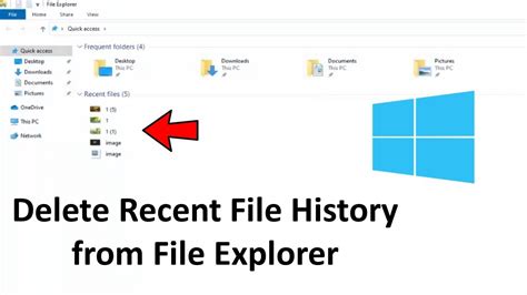 How To Clear Your File Explorer Recent Files History In Windows 10 In
