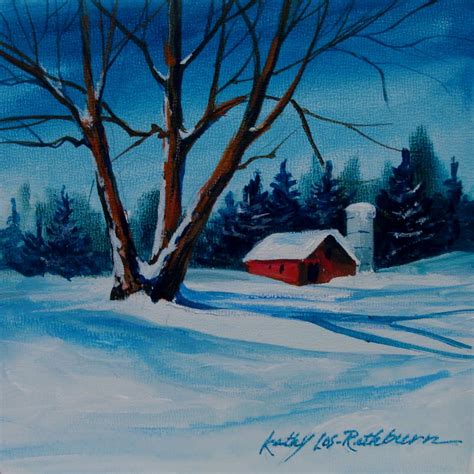 November 2011 Winter Painting Landscape Paintings Winter Landscape