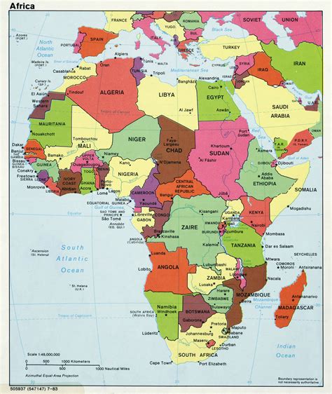 Africa Map With Capitals Information Tcupbiznes