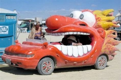 Cool Art Car Weird Cars Car Humor Funny Looking Cars