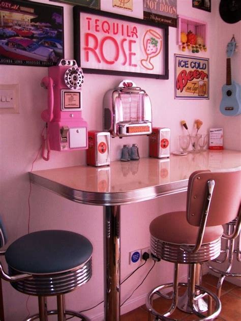 Pin by Katie Dawson on Pink wall aesthetic- tik tok | Retro diner