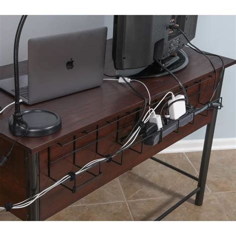 Wire Tray Desk Cable Organizer In 2020 Cable Organizer Organization