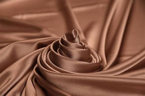100 silk satin rose gold fabric remnant225cmx145cm shiny fashion fabric classic clothing