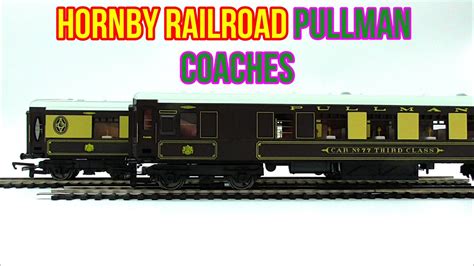 Review Hornby Railroad Pullman Coaches Youtube
