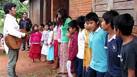Comunidad Indígena Mbya Guaraní Pindó De Paraguay Youtube