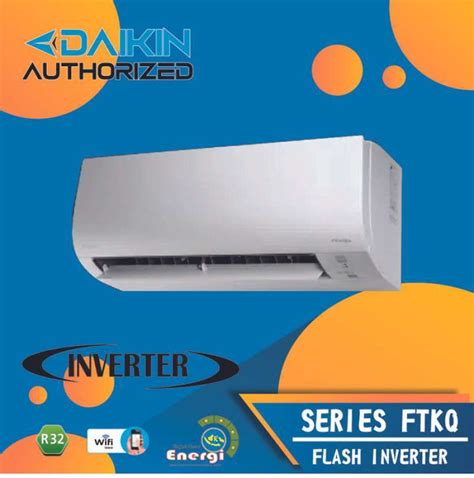 Jual AC DAIKIN FTKQ 35 UVM4 1 5 PK Flash Inverter Thailand Pasang Di