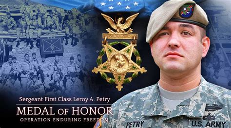 Sergeant First Class Leroy A Petry Medal Of Honor Recipient Us Army