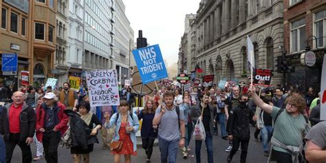 Recent Demonstrations Across The Uk Are Not A Sign Of Rising Political